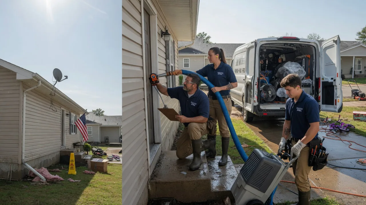 Ceiling Water Damage Restoration in Baileyville, IL near me